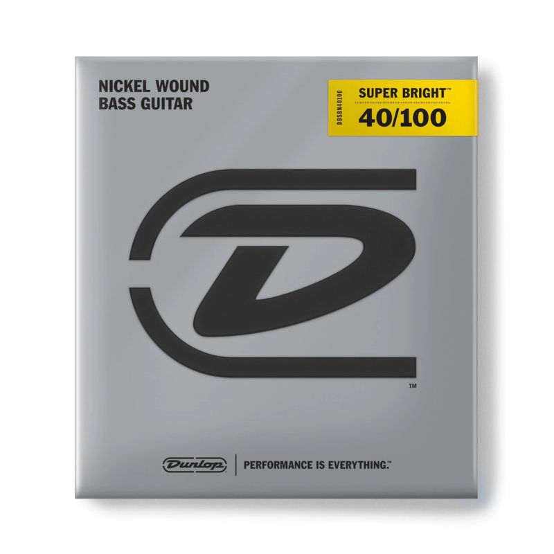 Набор струн DUNLOP DBSBN40100 SUPER BRIGHT NICKEL (40-100)